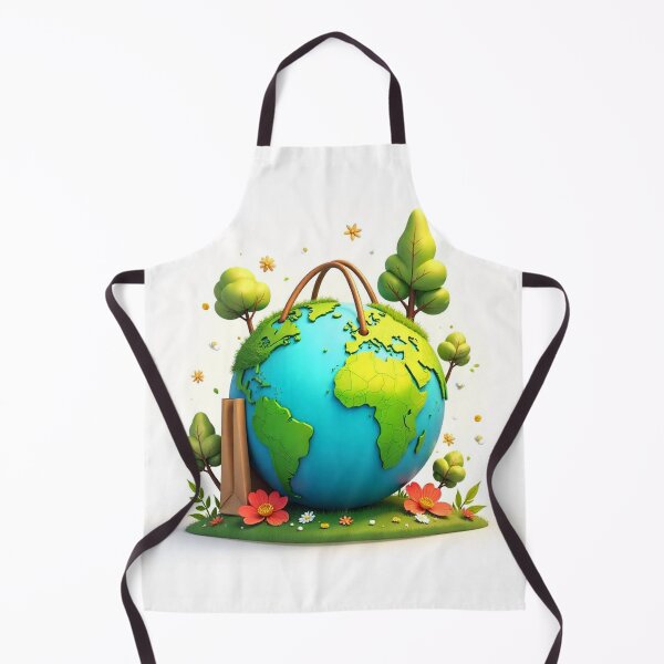 Item preview, Earth and Shopping Bag Vector Illustration designed and sold by hjian8219.