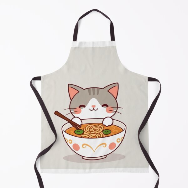 Item preview, Cute Ramen Noodle in Cat Bowl Vector Illustration designed and sold by hjian8219.
