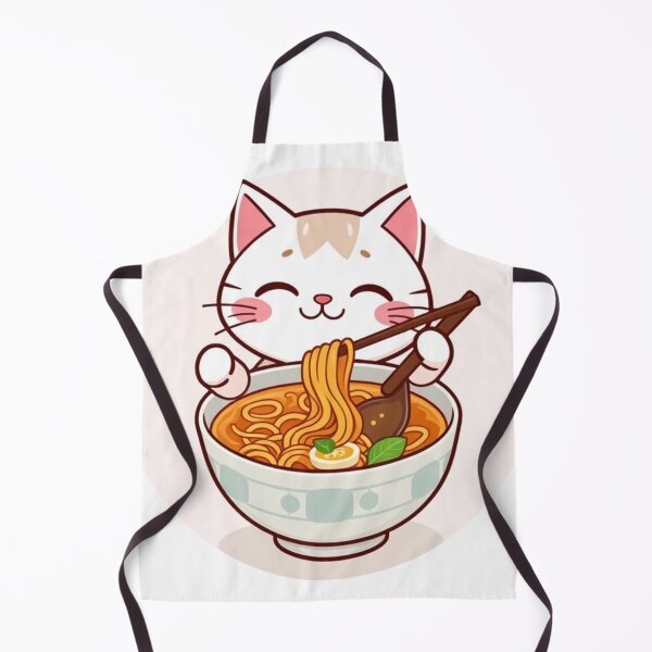 Item preview, Cute Ramen Noodle in Cat Bowl Vector Illustration designed and sold by hjian8219.