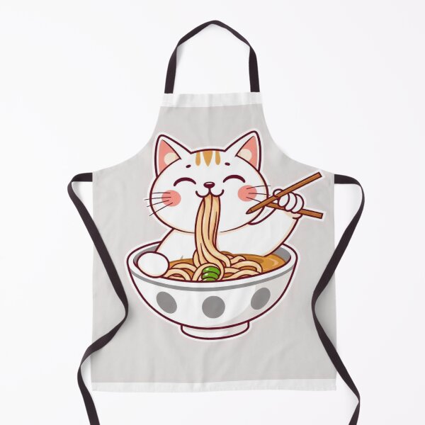 Item preview, Cute Ramen Noodle in Cat Bowl Vector Illustration designed and sold by hjian8219.