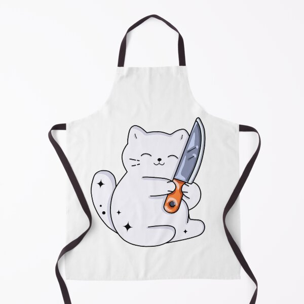 Item preview, Сat with knife designed and sold by YumeKurenai.