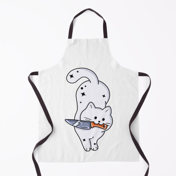 Item preview, Сat with a knife designed and sold by YumeKurenai.