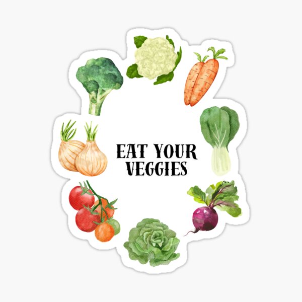 Vista previa del artículo con la obra «Come tus verduras», diseñado y vendido por Ivanovik.