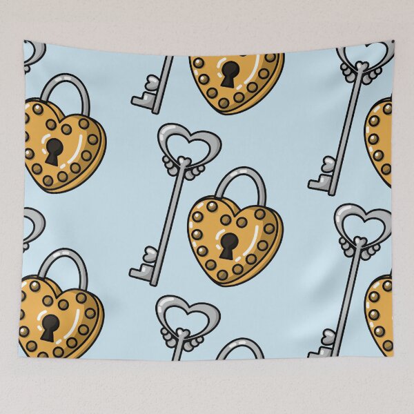 Item preview, Cutesy Heart Lock and Key designed and sold by GenAumonier.