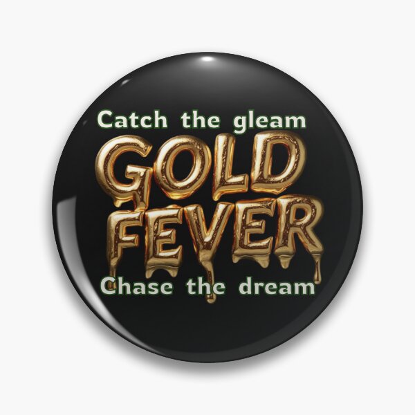 Item preview, Gold fever text design designed and sold by JennyFinns.