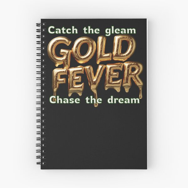 Item preview, Gold fever text design designed and sold by JennyFinns.