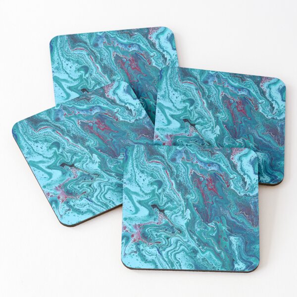 Item preview, Azul bebé 3 Azul líquido vibrante abstracto designed and sold by Doug Siegel.