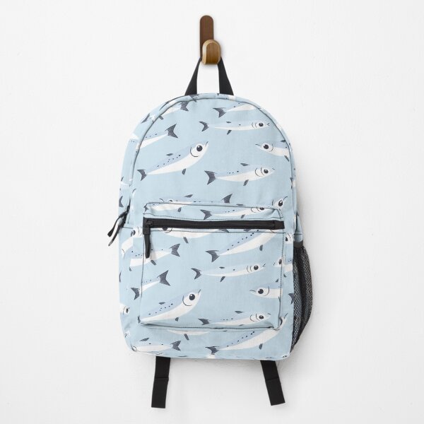 Item preview, Sardines Baby Blue Pattern designed and sold by sheprint.