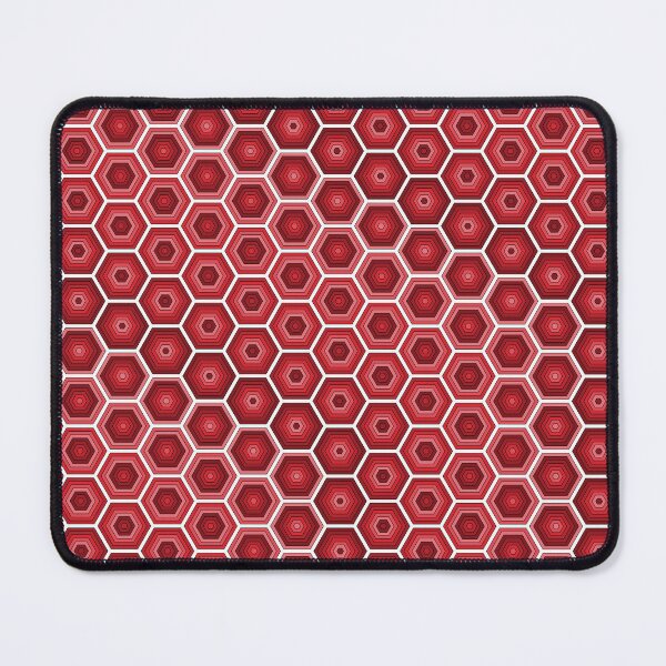 Item preview, Red Hexagons designed and sold by Lindsey Popejoy.