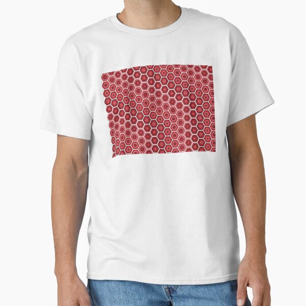 Item preview, Red Hexagons designed and sold by Lindsey Popejoy.