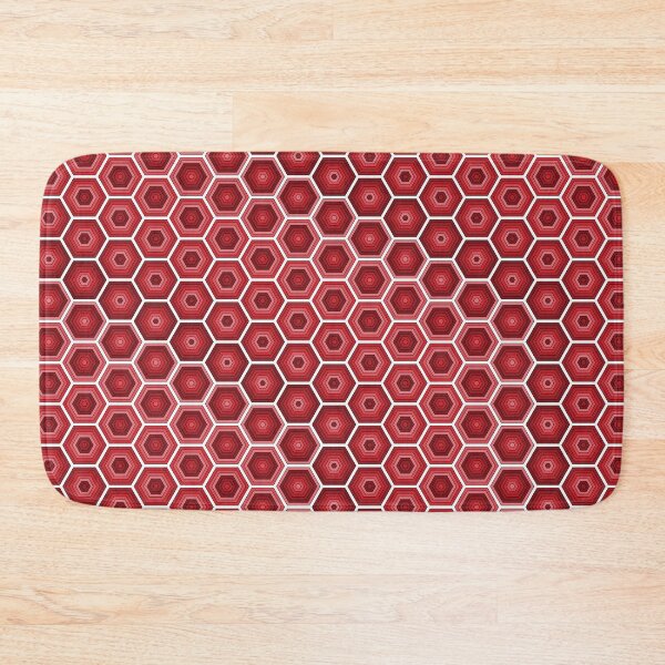 Item preview, Red Hexagons designed and sold by Lindsey Popejoy.