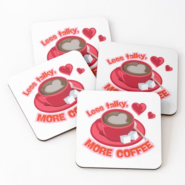 Item preview, Less Talky, More Coffee designed and sold by ArtesioByZaber.