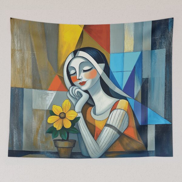 Item preview, A woman with closed  designed and sold by Maestro-4U.