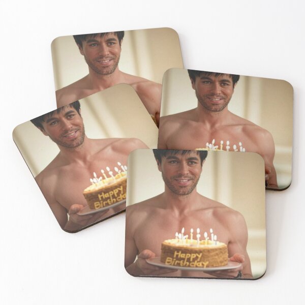 Item preview, Enrique Iglesias Happy Birthday Cake Card designed and sold by Aryabek.