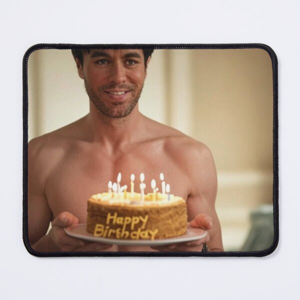 Item preview, Enrique Iglesias Happy Birthday Cake Card designed and sold by Aryabek.