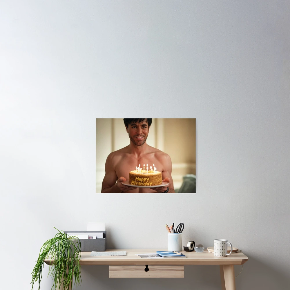 PERSONALISED ENRIQUE IGLESIAS BIRTHDAY ANY OCCASION GREETING CARD