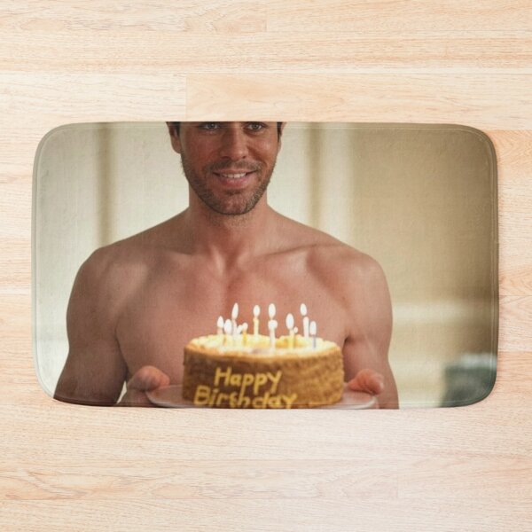 Item preview, Enrique Iglesias Happy Birthday Cake Card designed and sold by Aryabek.