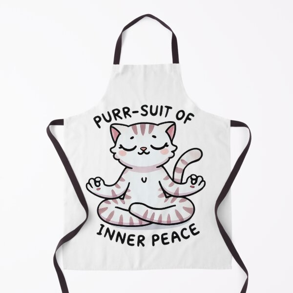 Artikelvorschau, Cat Yoga Purr-Anzug der inneren Ruhe entworfen und verkauft von Catzy Live®.