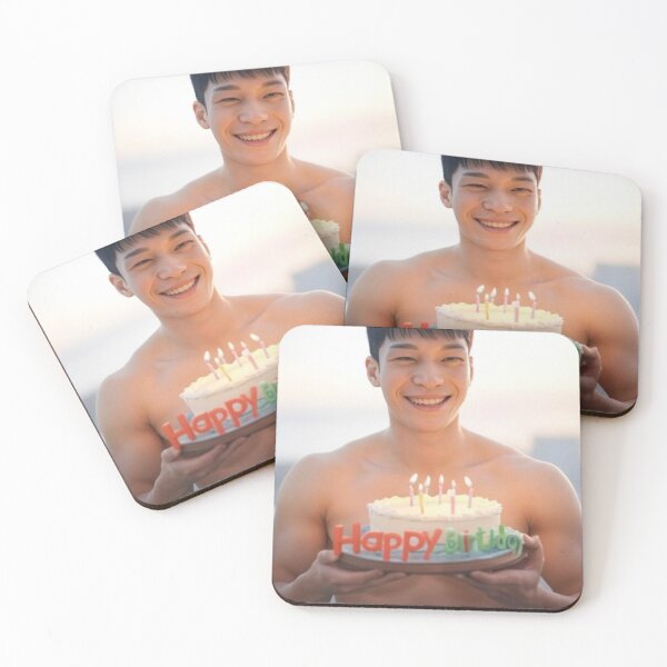 Item preview, Wi Ha Joon Birthday Cake Card designed and sold by Aryabek.