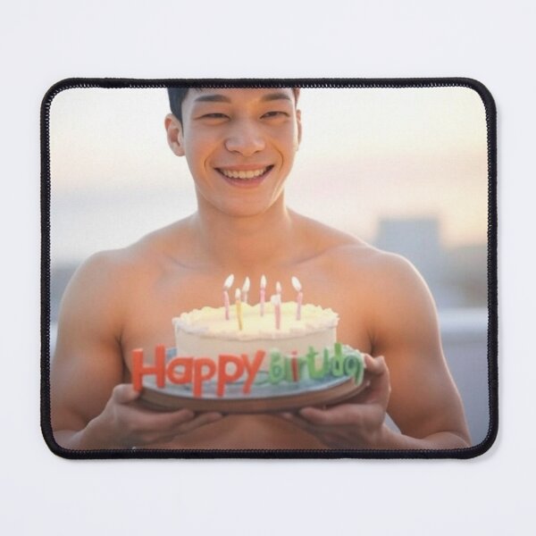 Item preview, Wi Ha Joon Birthday Cake Card designed and sold by Aryabek.