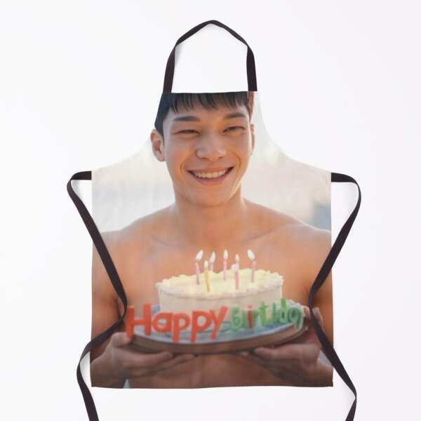 Item preview, Wi Ha Joon Birthday Cake Card designed and sold by Aryabek.
