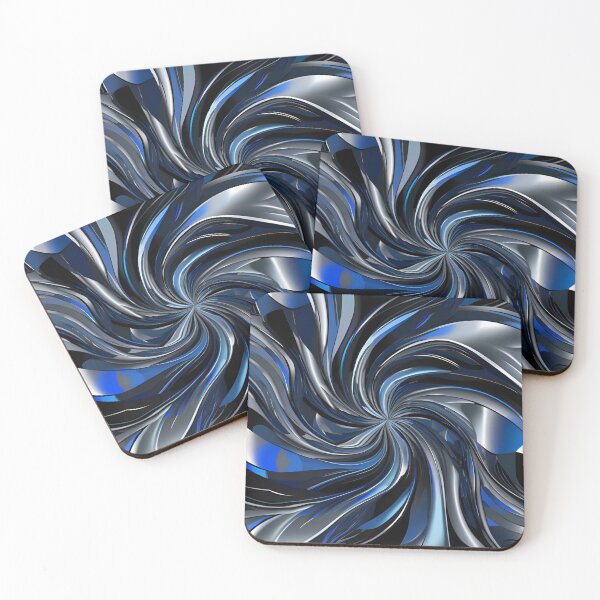 Item preview, Abstract Metallic Vortex Swirl designed and sold by Traloch O'Laoi.