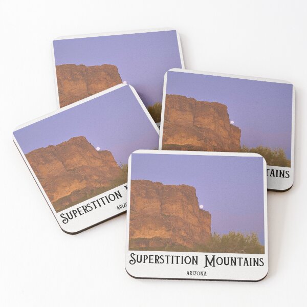 Item preview, Superstition Mountains Arizona Desert Nature Polaroid  designed and sold by RominEmpire.