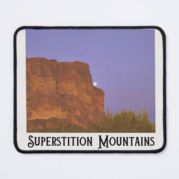 Item preview, Superstition Mountains Arizona Desert Nature Polaroid designed and sold by RominEmpire.