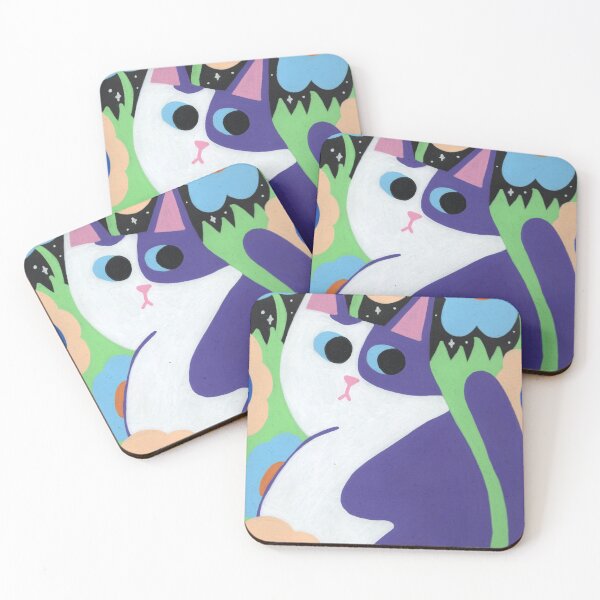 Item preview, Purple Cat designed and sold by KateJohnsonArt.