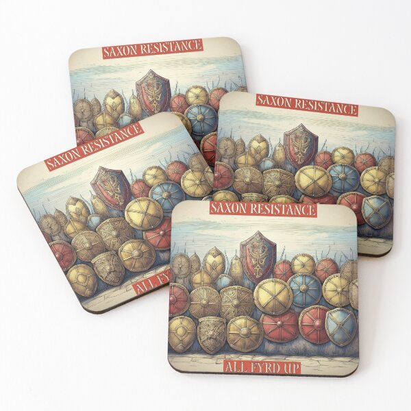 Item preview, Saxon shield wall print designed and sold by Places In Time.