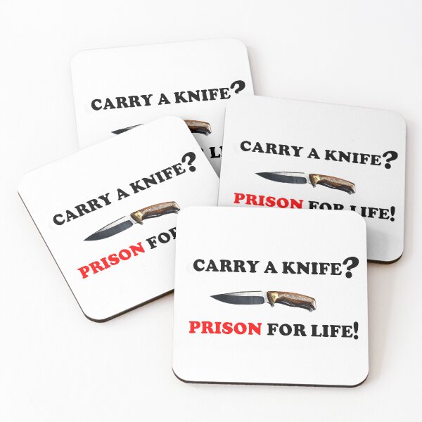 Item preview, Anti-Knife Slogan designed and sold by MarkColeImaging.