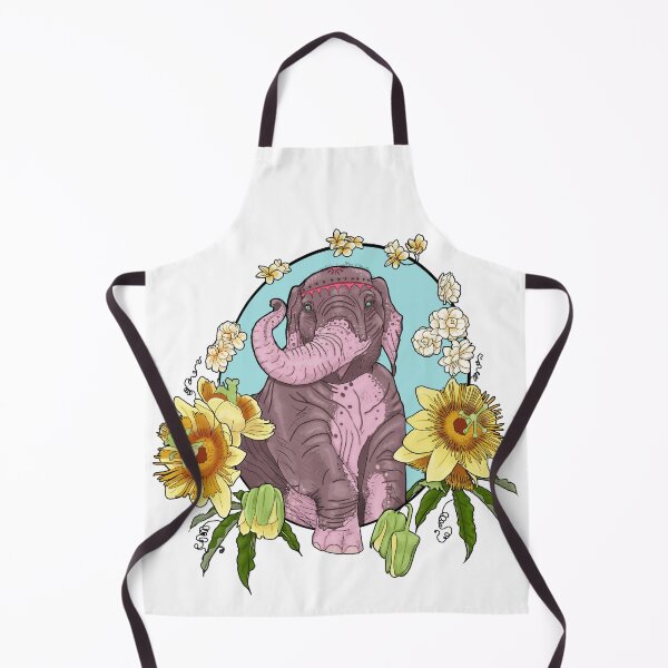 Item preview, Indian Elephant with Krishna Kamal, Chameli and Frangipani Flowers designed and sold by Rose House.