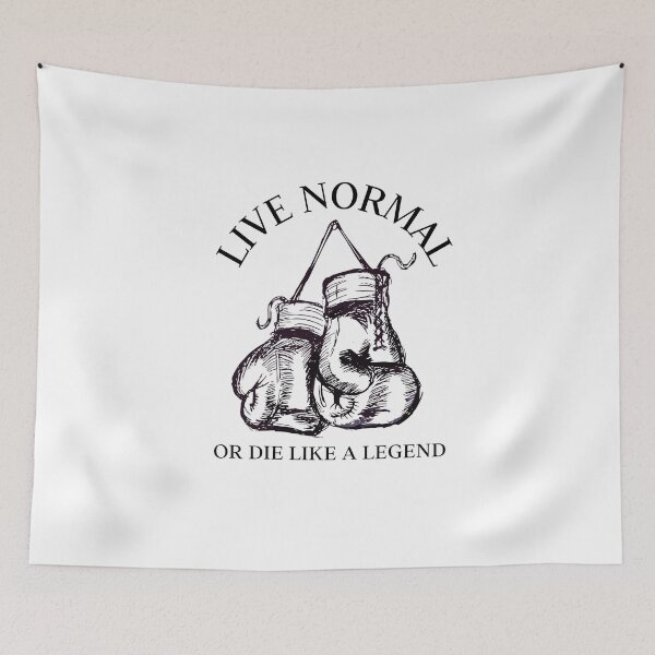 Item preview, Live normal or die like a legend, boxing and fitness designed and sold by Superiors-s.
