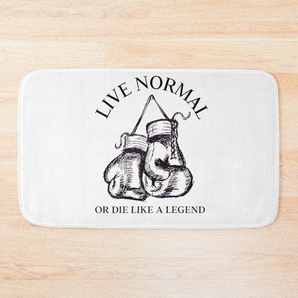 Item preview, Live normal or die like a legend, boxing and fitness designed and sold by Superiors-s.