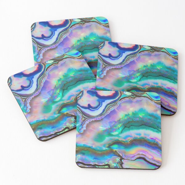 Item preview, Abalone Shell Seashell Marine Pattern designed and sold by ScorpioSunStudio.
