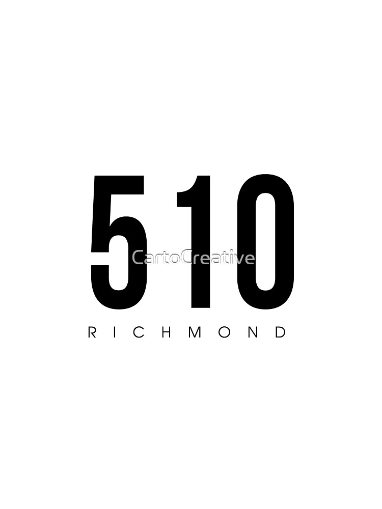Richmond Ca 510 Area Code Design Baby One Piece By Cartocreative Redbubble