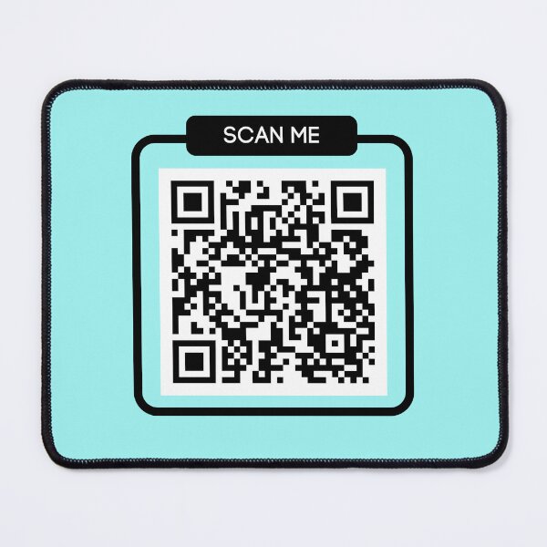 Item preview, Scan Me Rick Astley Meme designed and sold by ChristianCamper.