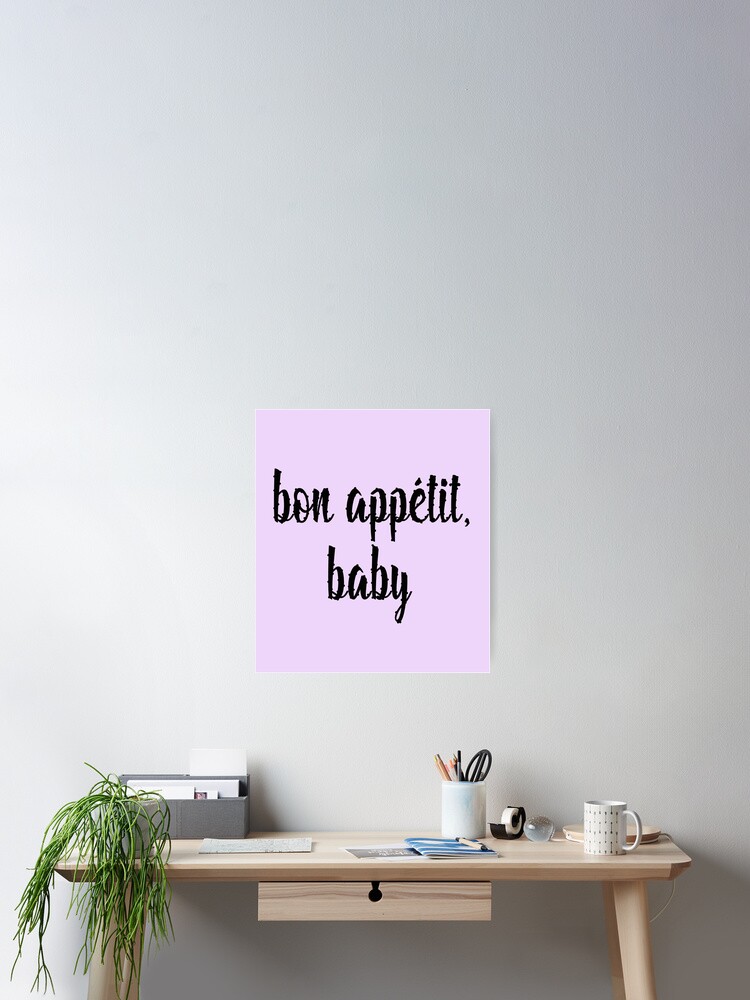 Bon Appetit Poster By Rachybattlebot Redbubble Bon Appetit Poster By Rachybattlebot Redbubble