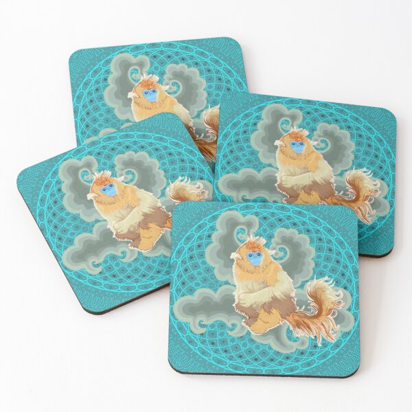 Item preview, Snub-Nosed Monkey King Mandala designed and sold by Rose House.