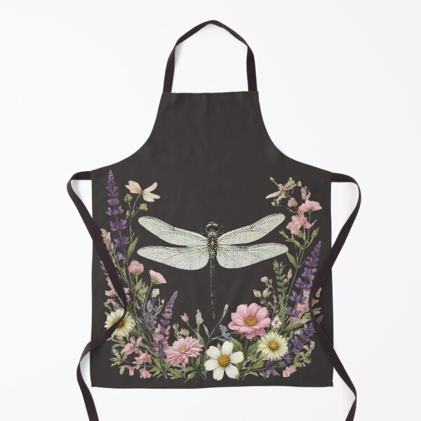 Artikelvorschau, Libelle zwischen Sommerblüten in sanften Pastelltönen entworfen und verkauft von Meandmyshop.