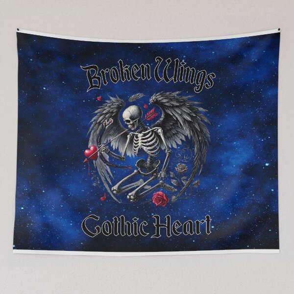 Item preview, Broken Wings Gothic Heart designed and sold by MysticOzzy.