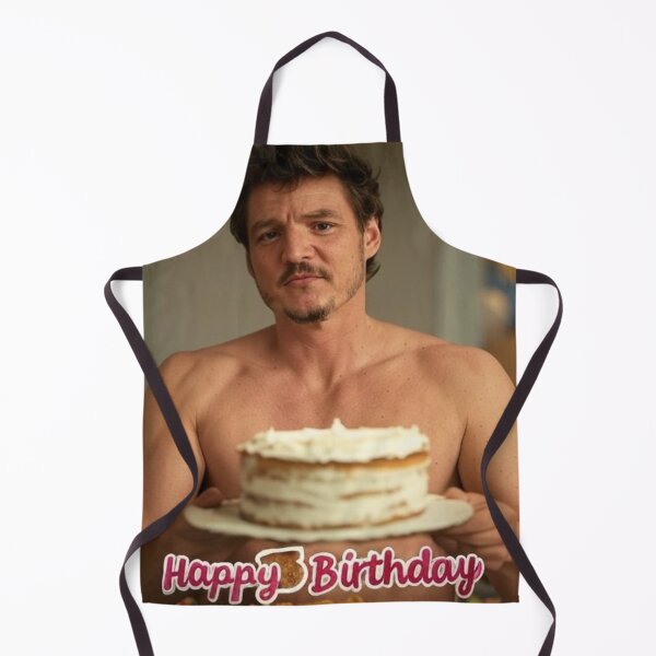 Item preview, Pedro Pascal Shirtless Happy Birthday Cake designed and sold by Aryabek.
