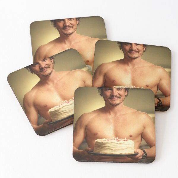 Item preview, Pedro Pascal Shirtless Birthday Cake designed and sold by Aryabek.