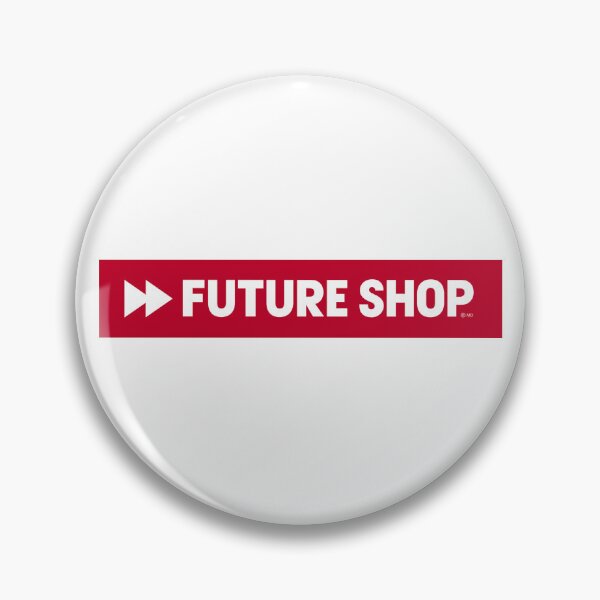 Item preview, Futureshop - the future is friendly Sticker designed and sold by CNDPopculture.