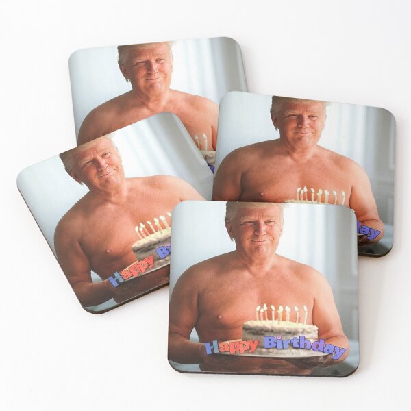 Item preview, Donald Trump Shirtless Birthday Cake designed and sold by Aryabek.