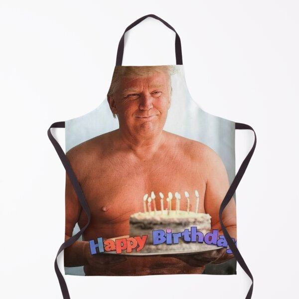 Item preview, Donald Trump Shirtless Birthday Cake designed and sold by Aryabek.