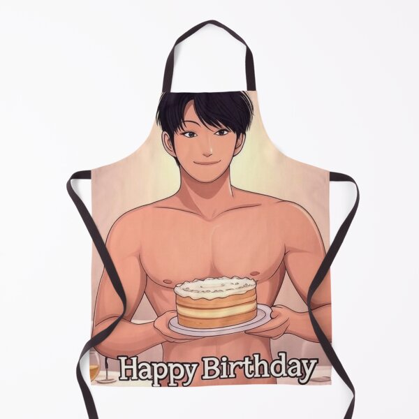 Item preview, Handsome Asian Man BL Happy Birthday Cake designed and sold by Aryabek.