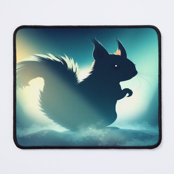Item preview, Cute squirrel silhouetted against a bright light source.  designed and sold by Zoa220.