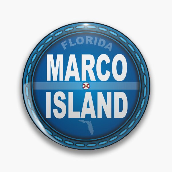 Item preview, Marco Island Florida FL stitching effect designed and sold by studioss76.