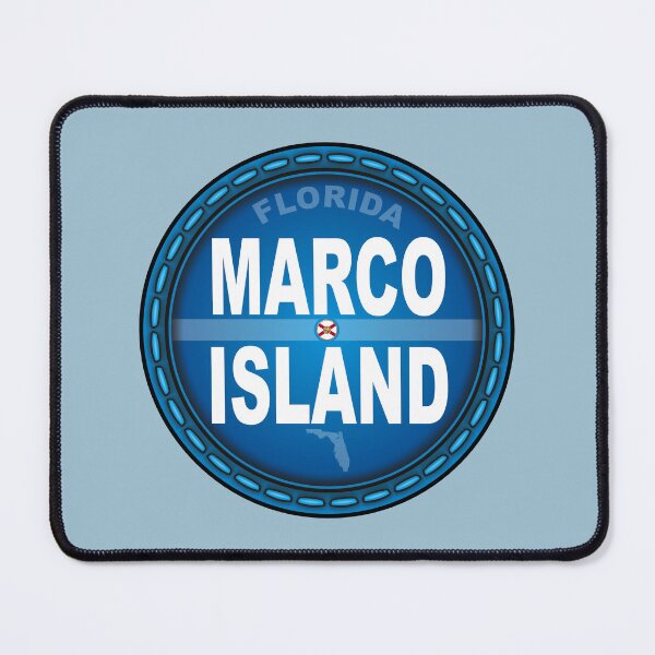 Item preview, Marco Island Florida FL stitching effect designed and sold by studioss76.